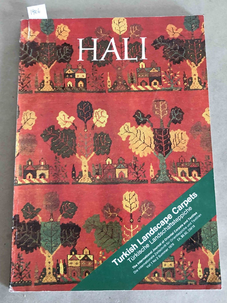 Item #14006 HALI The International Journal of Oriental Carpets and Textiles V. 1 No. 2 1978. Ian Bennett.