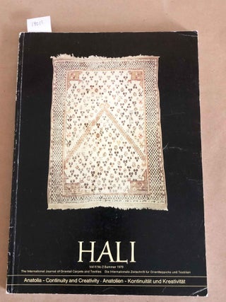 Item #14011 HALI The International Journal of Oriental Carpets and Textiles V. 2 No. 2 1979. Ian...