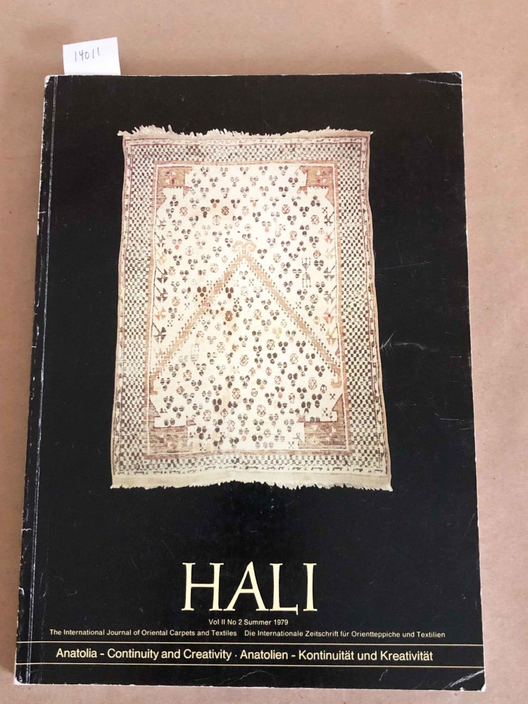 Item #14011 HALI The International Journal of Oriental Carpets and Textiles V. 2 No. 2 1979. Ian Bennett.