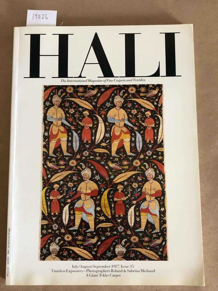 Item #14026 HALI The International Journal of Oriental Carpets and Textiles V. 9 No. 3 1987 issue 35. Franses and Pinner.