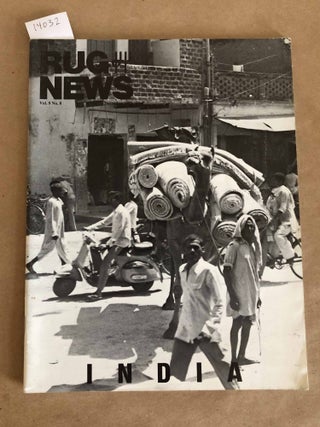 Item #14032 Rug News Vol. 9 No. 8 December, 1987 INDIA. Leslie Stroh