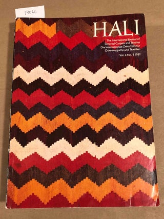 Item #14060 HALI The International Journal of Oriental Carpets and Textiles V. 4 No. 2 1981....