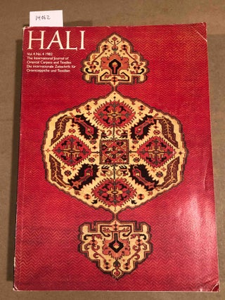 Item #14062 HALI The International Journal of Oriental Carpets and Textiles V. 4 No. 4 1982....