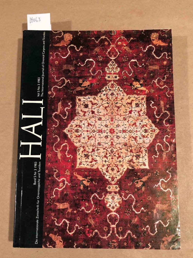 Item #14063 HALI The International Journal of Oriental Carpets and Textiles V. 5 No. 3 1983. Franses and Pinner.