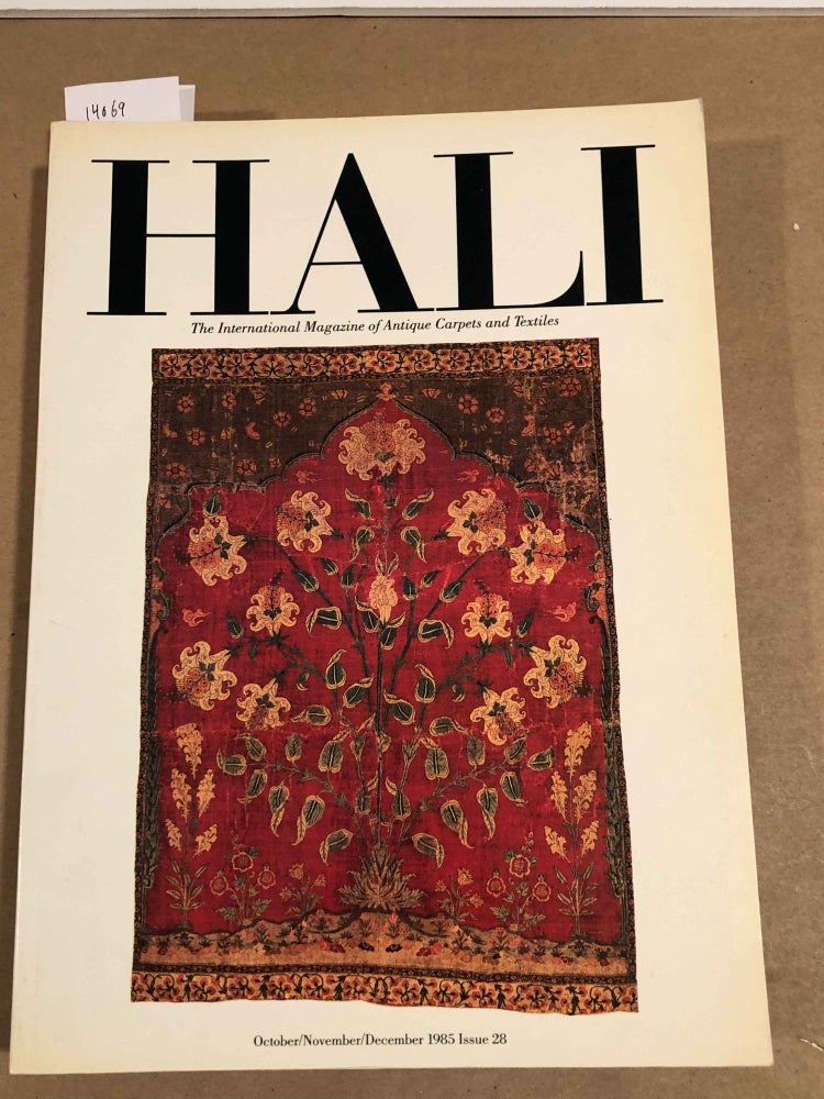 Item #14069 HALI The International Journal of Oriental Carpets and Textiles V. 7 No. 4 1985 issue 28. Franses and Pinner.