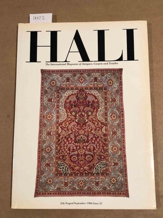 Item #14072 HALI The International Journal of Oriental Carpets and Textiles V. 8 No. 3 1986 issue...
