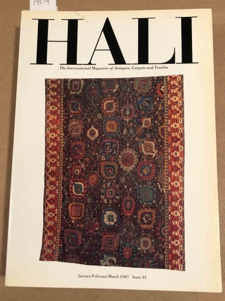 Item #14074 HALI The International Journal of Oriental Carpets and Textiles V. 9 No. 1 1987 issue...