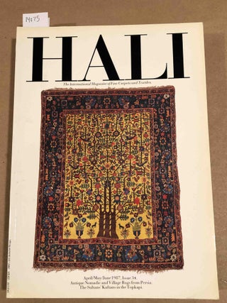 Item #14075 HALI The International Journal of Oriental Carpets and Textiles V. 9 No. 2 1987 issue...