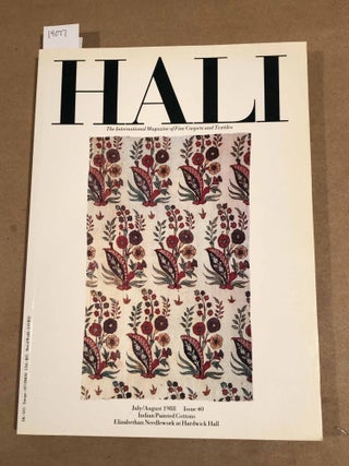 Item #14077 HALI The International Journal of Oriental Carpets and Textiles V. 10 No. 4 1988...