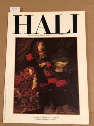 Item #14078 HALI The International Journal of Oriental Carpets and Textiles V. 10 No. 5 1988...