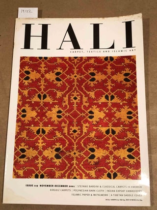 Item #14122 HALI Carpet, Textile & Islamic Art 2001 issue 119. Daniel Shaffer, ed