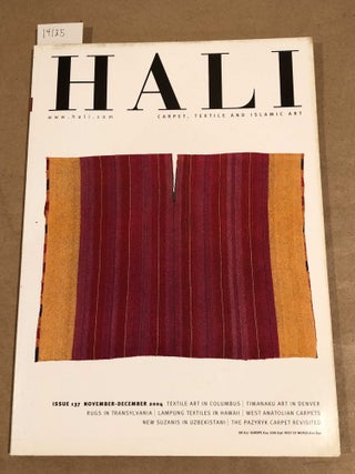 Item #14125 HALI Carpet, Textile & Islamic Art 2004, issue 137. Daniel Shaffer, ed