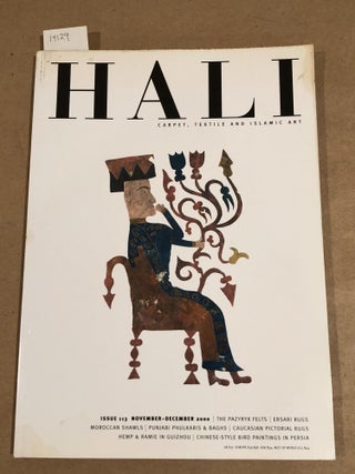 Item #14129 HALI Carpet, Textile & Islamic Art 2000 issue 113. Daniel Shaffer, ed