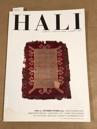 HALI Carpet, Textile & Islamic Art 2000 issue 112. Daniel Shaffer, ed.