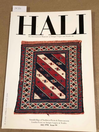 Item #14160 HALI International Magazine of Antique Carpet and Textile Art 1998 issue 99. Daniel...