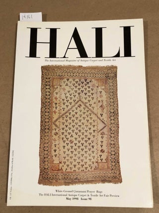 Item #14161 HALI International Magazine of Antique Carpet and Textile Art 1998 issue 98. Daniel...