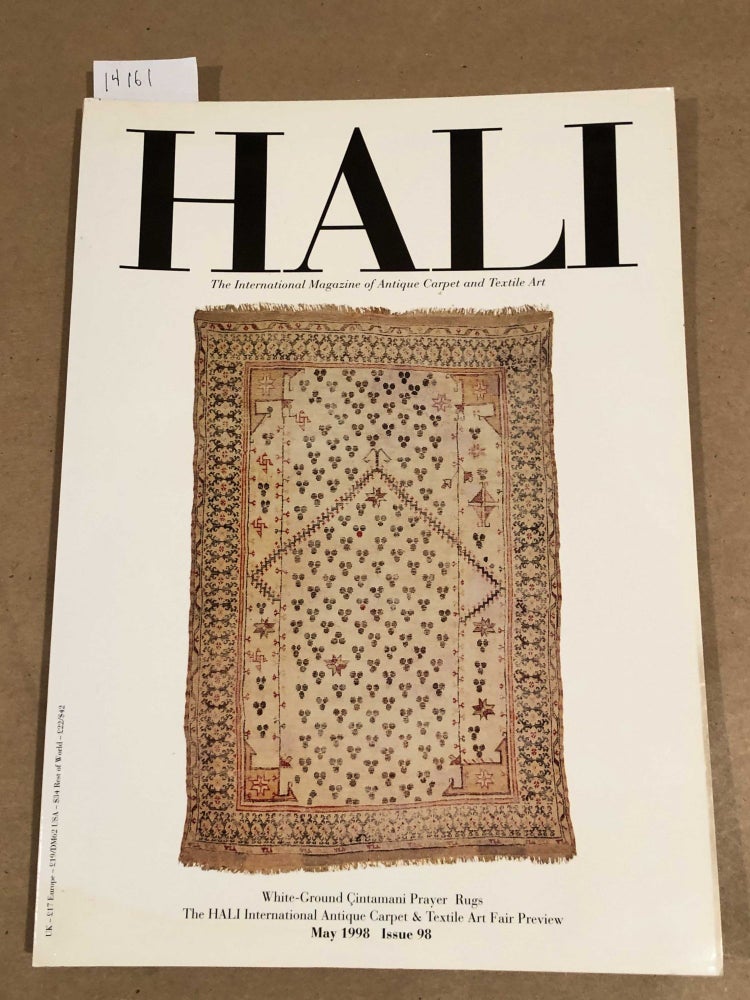 Item #14161 HALI International Magazine of Antique Carpet and Textile Art 1998 issue 98. Daniel Shaffer, ed.