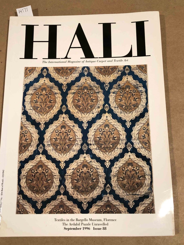 Item #14171 HALI International Magazine of Antique Carpet and Textile Art 1996 issue 88. Daniel Shaffer, ed.