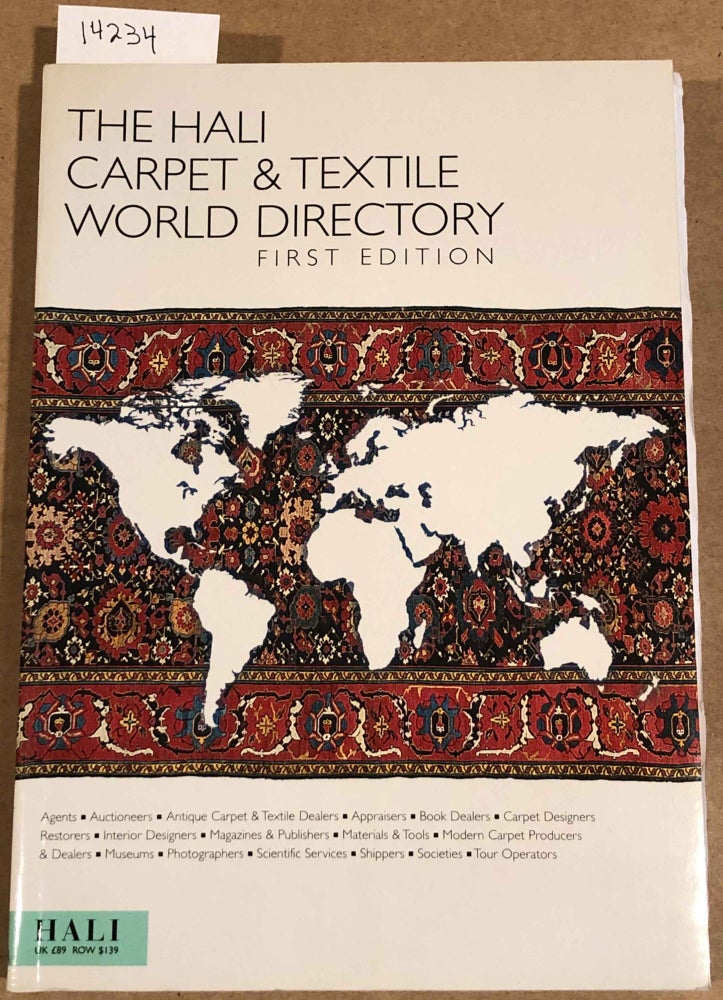 Item #14234 The Hali Carpet & Textile World Directory first edition. Patrick Hudson, ed.