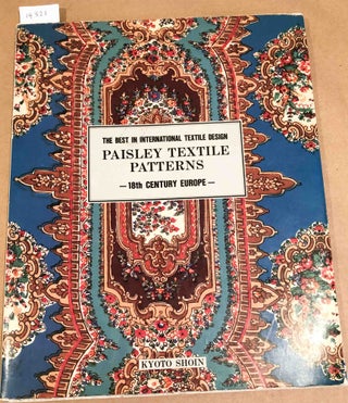Item #14321 Paisley Textile Patterns - The Best in International Textile Design - 18th Century...