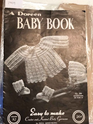 Item #14419 A Doreen Baby Book easy to make Crochet and Knitted Baby Garments vol. 92. Nell...