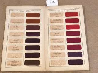 Aniline Colours on Calf - leather of Farbwerke Vorm. Meister Lucius & Bruning Volume no. 593