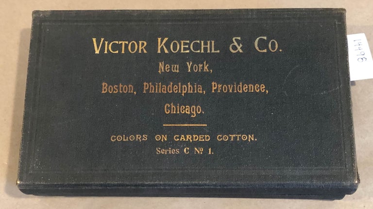 Item #14498 Colors on Carded Cotton Series C . No. 1 October 1901. Victor Koechl.