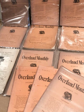 The Overland Monthly Devoted to the Development of the Country January- December, 1888 12 issues Full year. Vols. XI and XII