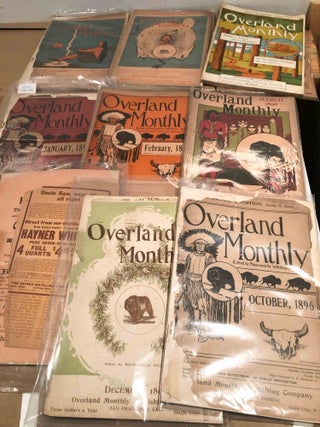 The Overland Monthly Devoted to the Development of the Country January-Oct. and December, 1896 11 of 12 issues for year. Vols. XXVII and XXVIII
