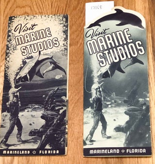 Item #17168 Visit Marine Studios (2 brochures 1948, 1955). Marine Land Florida