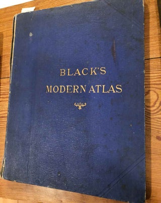 Item #1780 BLACK'S MODERN ATLAS -A Series of Twenty- Seven Maps with Index. Adam and Charles Black