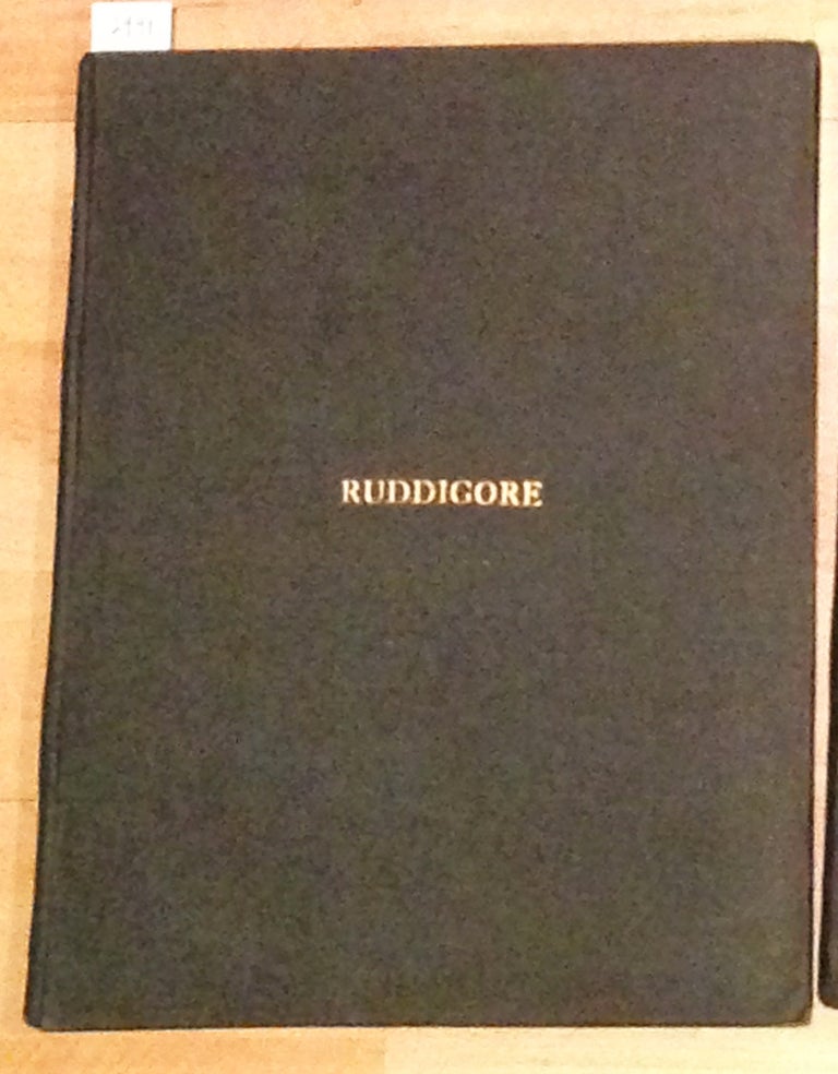 Item #2441 Vocal Score Ruddigore; or, The Witch's Curse. W. S. Gilbert, Arthur Sullivan, George Lowell Tracy.
