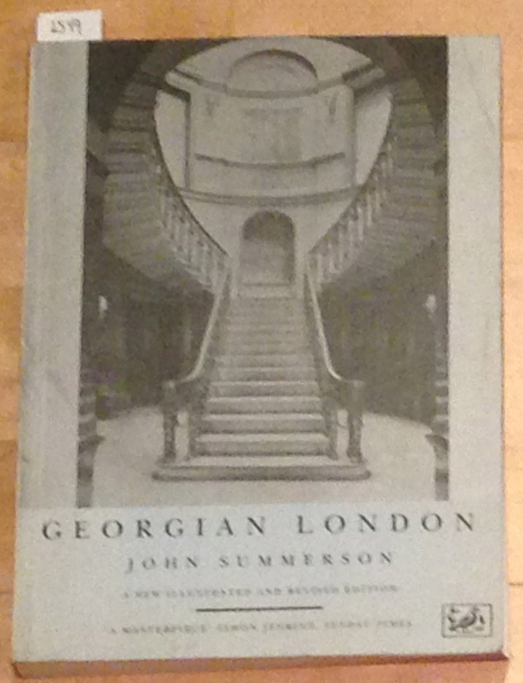 Item #2549 Georgian London. John Summerson.