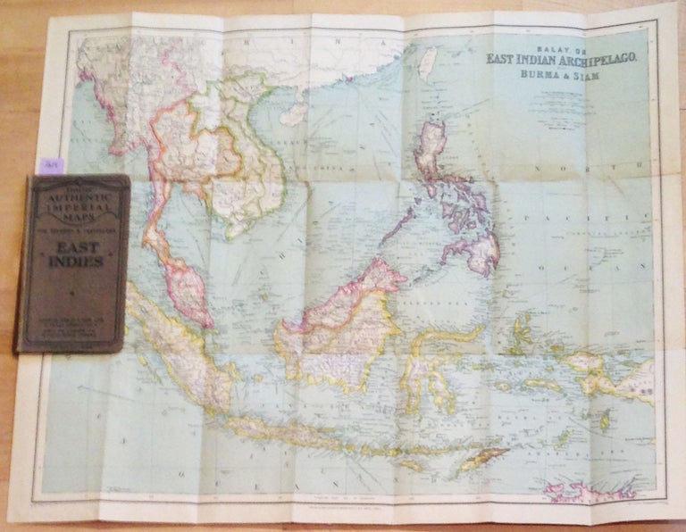 Item #2614 Malay, or East Indian Archipelago with Burma and Siam map. George Philip.