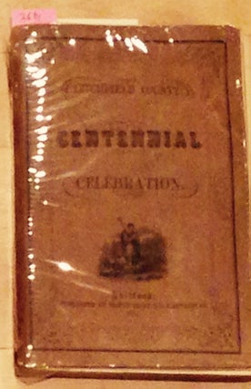 Item #2681 Litchfield County Centennial Celebration
