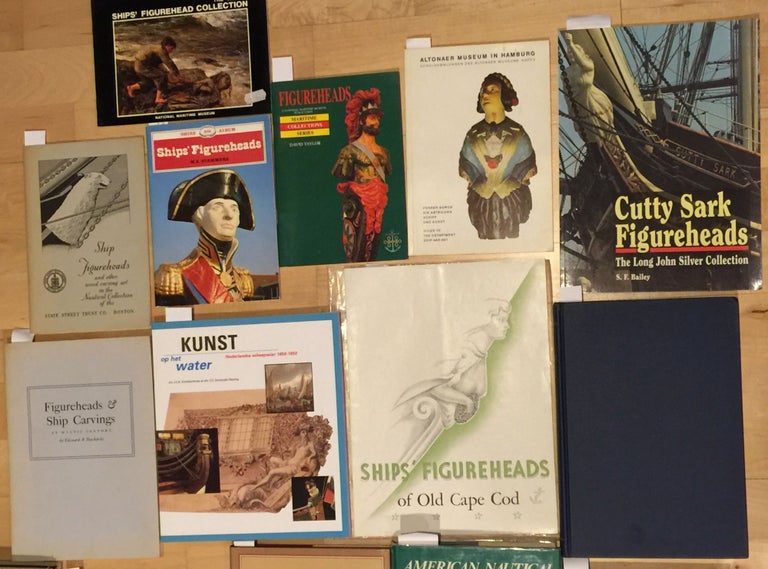 Item #2788 SHIPS' FIGUREHEADS - Collection of 31 volumes. Hanna Pinckney, Sessions, Laughton, Christensen, Norton, Stackpole.
