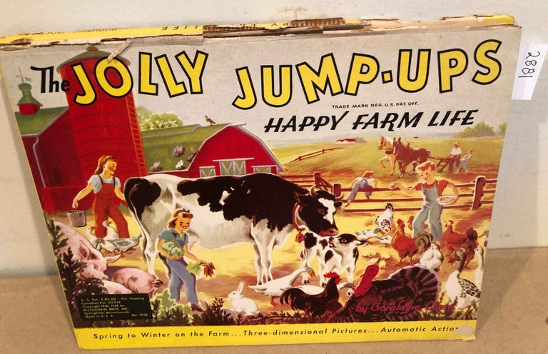 Item #2881 The Jolly Jump - Ups Happy Farm Life (pop- up). Geraldyne Clyne.