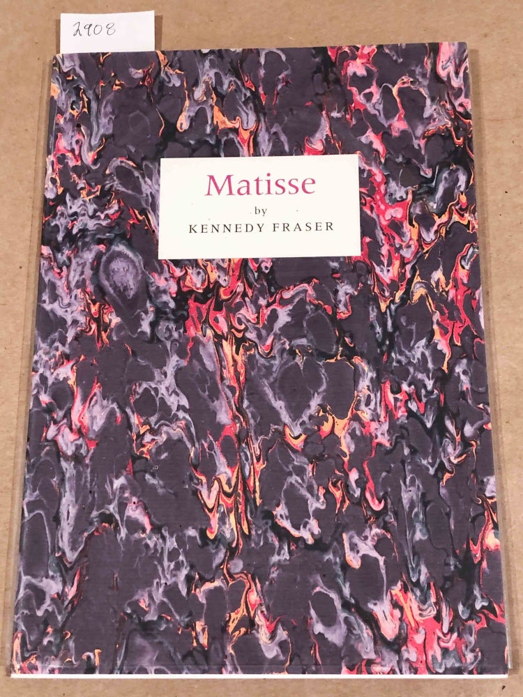 Item #2908 Matisse. Kennedy Fraser.