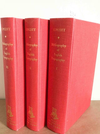 Item #3334 A Bibliographical Account of the Principal Works Relating to English Topography (3...