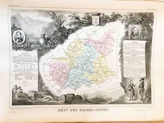 Atlas National Illustre des 89 Departements et des Possessions De La France