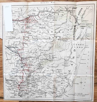Item #3340 Route Map of Southeast Africa. Stanford's