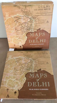 Item #3367 Maps of Delhi. Pilar Maria Guerrieri