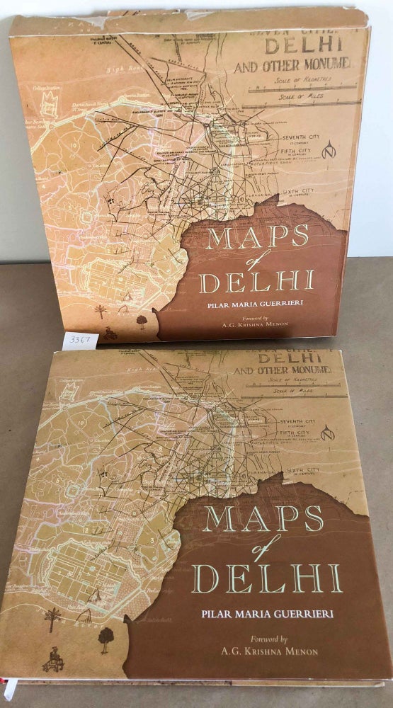 Item #3367 Maps of Delhi. Pilar Maria Guerrieri.