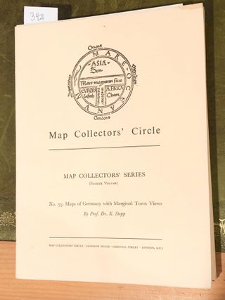 Item #3421 MAP COLLECTORS' CIRCLE No. 35 (1 issue) Maps of Germany with Marginal Town Views. R....