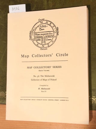 Item #3426 MAP COLLECTORS' CIRCLE No. 56 (1 issue) The Malinowski Collection of Maps of Poland...