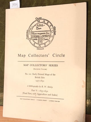Item #3434 MAP COLLECTORS' CIRCLE No. 101 (1 issue) Early Printed Maps of the British Isles Part...