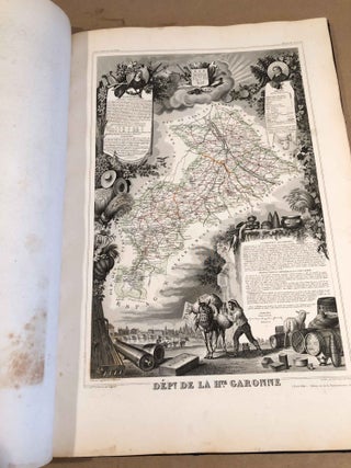Atlas National Illustre des 86 Departements et des Possessions De La France