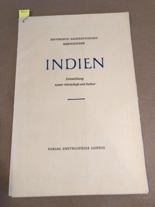 Item #3547 Historisch - Geographisches Kartenwerk INDIEN Entwicklung Seiner Wirtschaft und...