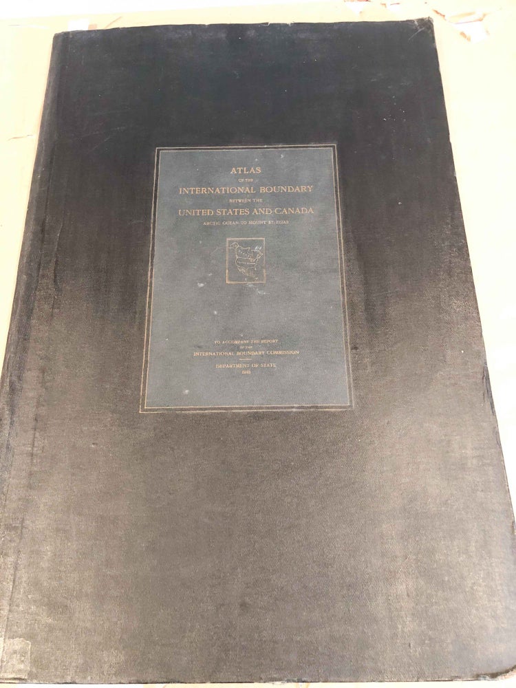 Item #3578 Joint Maps of the International Boundary between United States and Canada along the 141st Meridian from the Arctic Ocean to Mt. St. Elias. O. H. Tittmann, E. C. Barnard, W. F. King, J. J. McArthur.