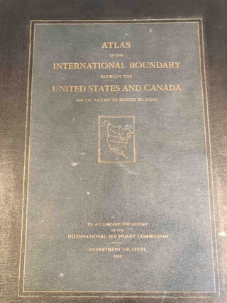 Joint Maps of the International Boundary between United States and Canada along the 141st Meridian from the Arctic Ocean to Mt. St. Elias